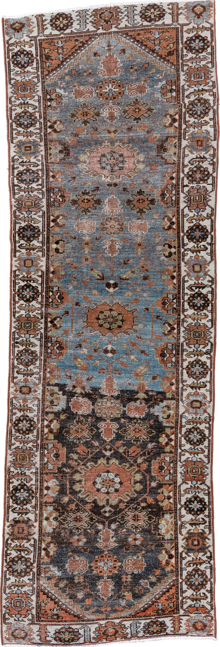 Antique Malayer Runner Rug (3' x 9')